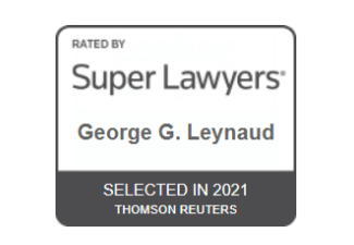 Rated By Super Lawyers | George G. Leynaud | Selected In 2021 Thomson Reuters